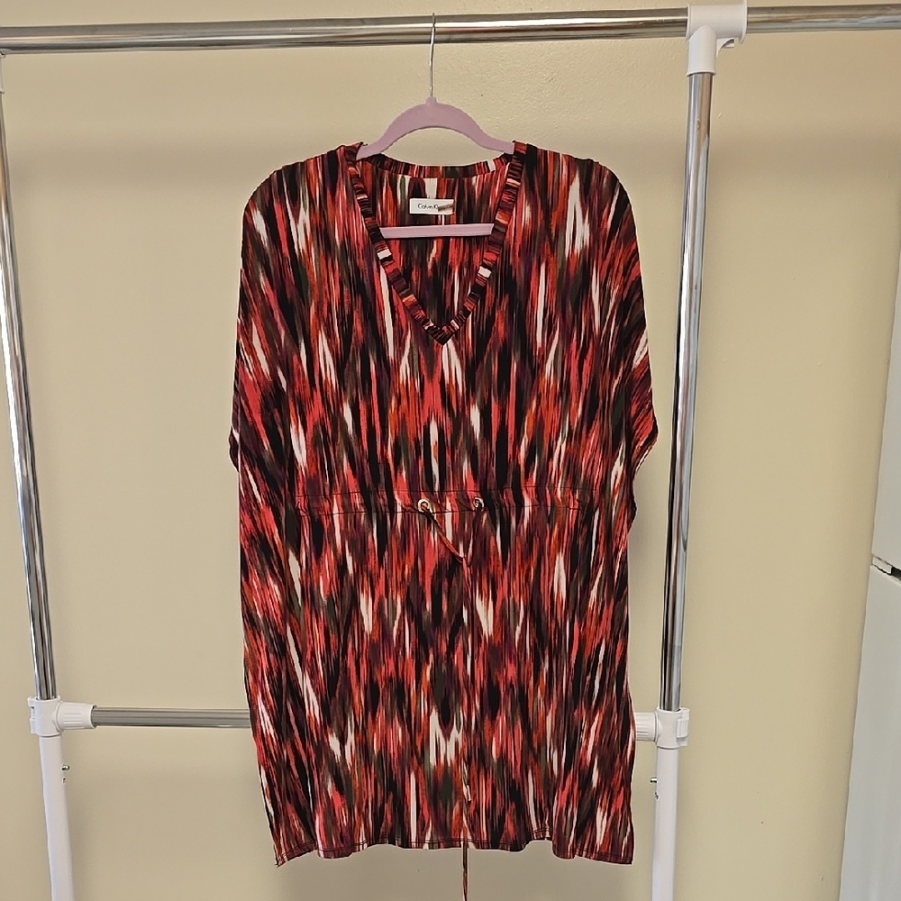 Calvin Klein Multicolor Patterned Dress